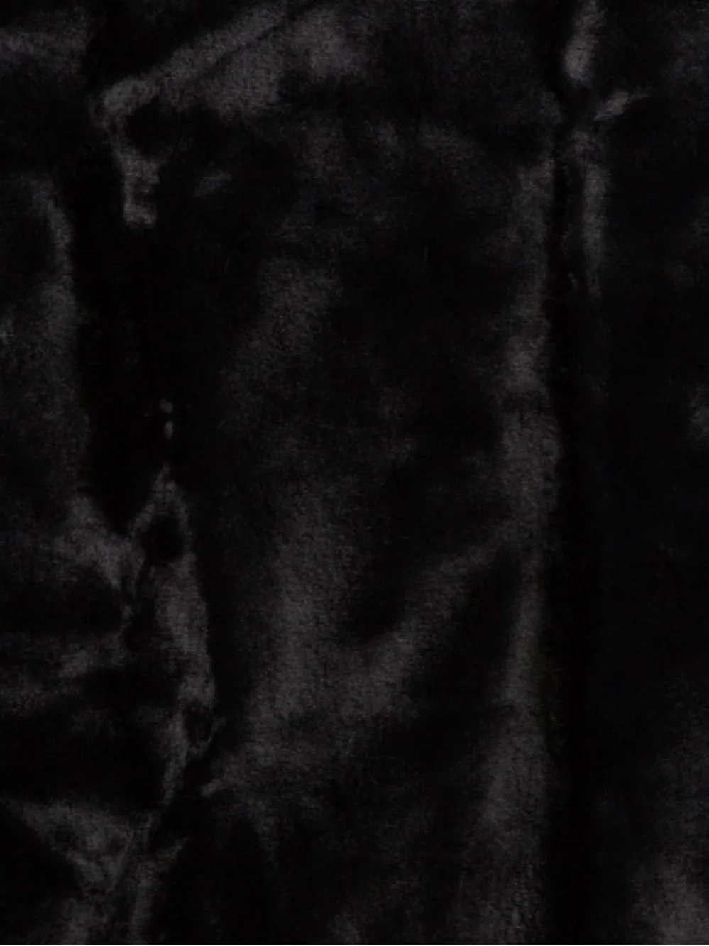 RACHEL RACHEL ROY Black Faux Fur Throw